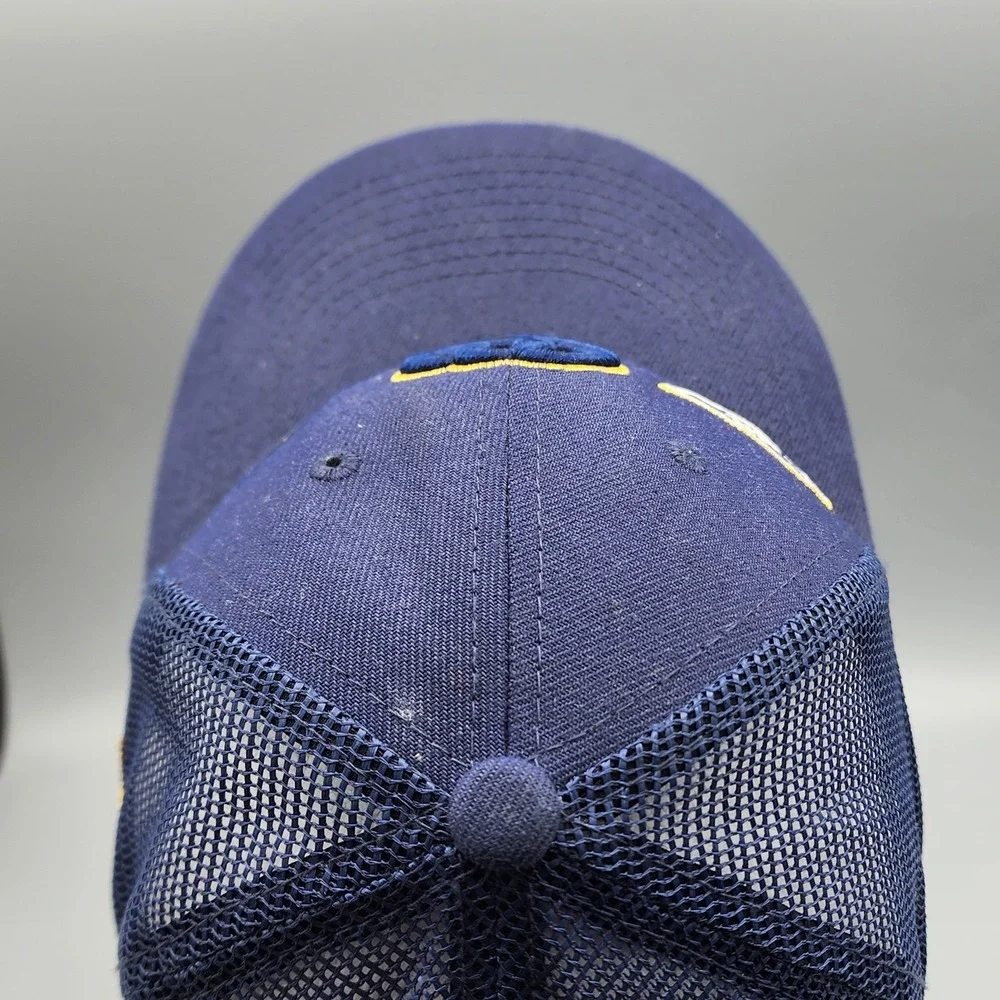 MLB Milwaukee Brewers Logo Youth Hat New Era 9Forty Trucker Mesh Snapback Cap